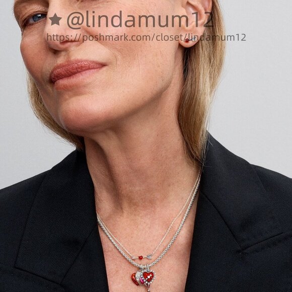 Pandora Spinnable Arrow Heart Dangle Charm - Picture 5 of 5